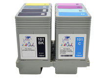 8-pack 130ml Compatible Cartridges for CANON PFI-101